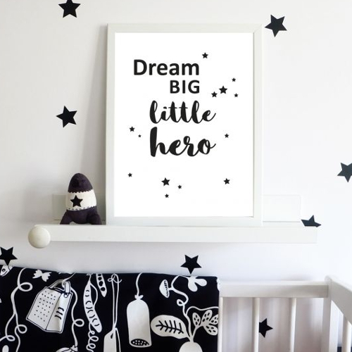 plakat dla dzieci do pokoju dream